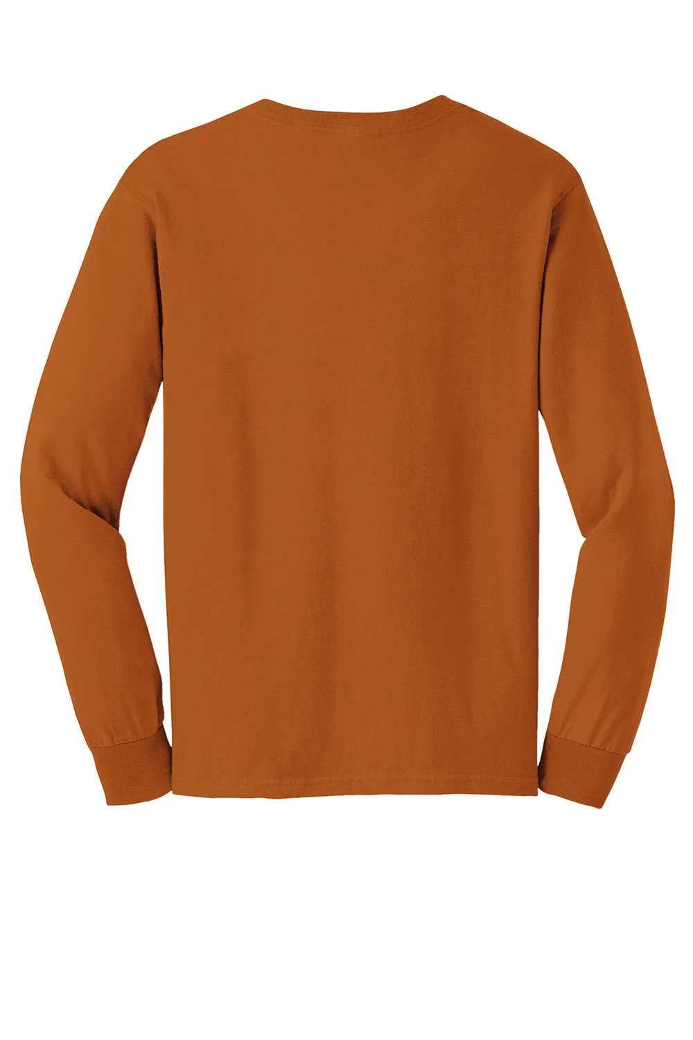 Gildan Mens Ultra Long Sleeve Crewneck T-Shirt - Texas Orange