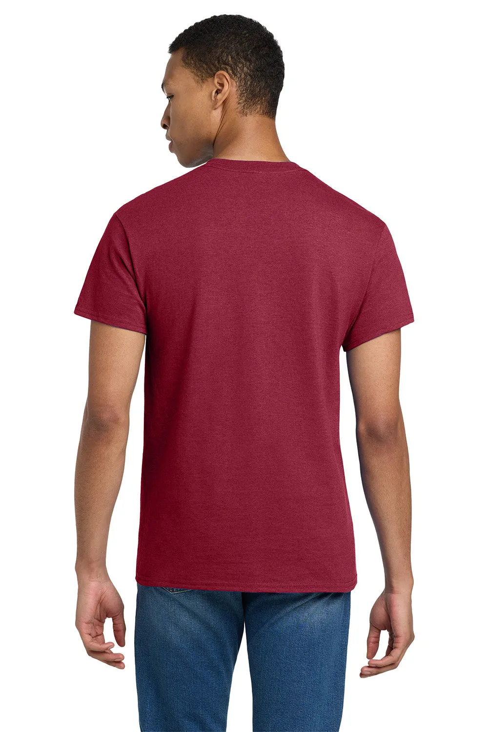 Gildan Mens Ultra Short Sleeve Crewneck T-Shirt - Antique Cherry Red