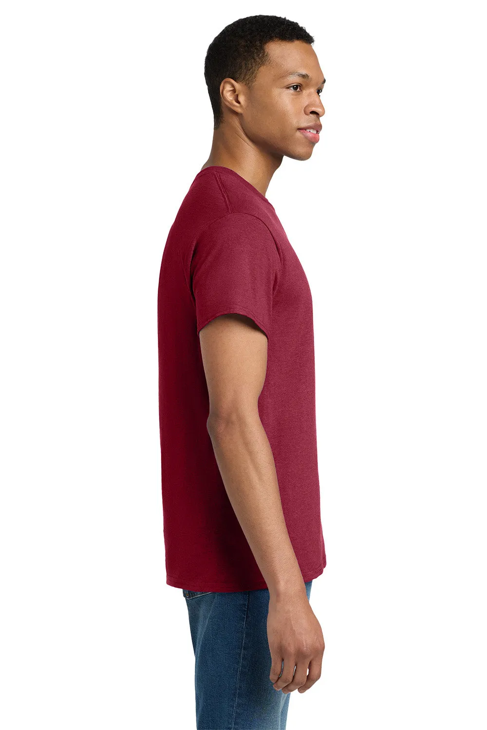 Gildan Mens Ultra Short Sleeve Crewneck T-Shirt - Antique Cherry Red