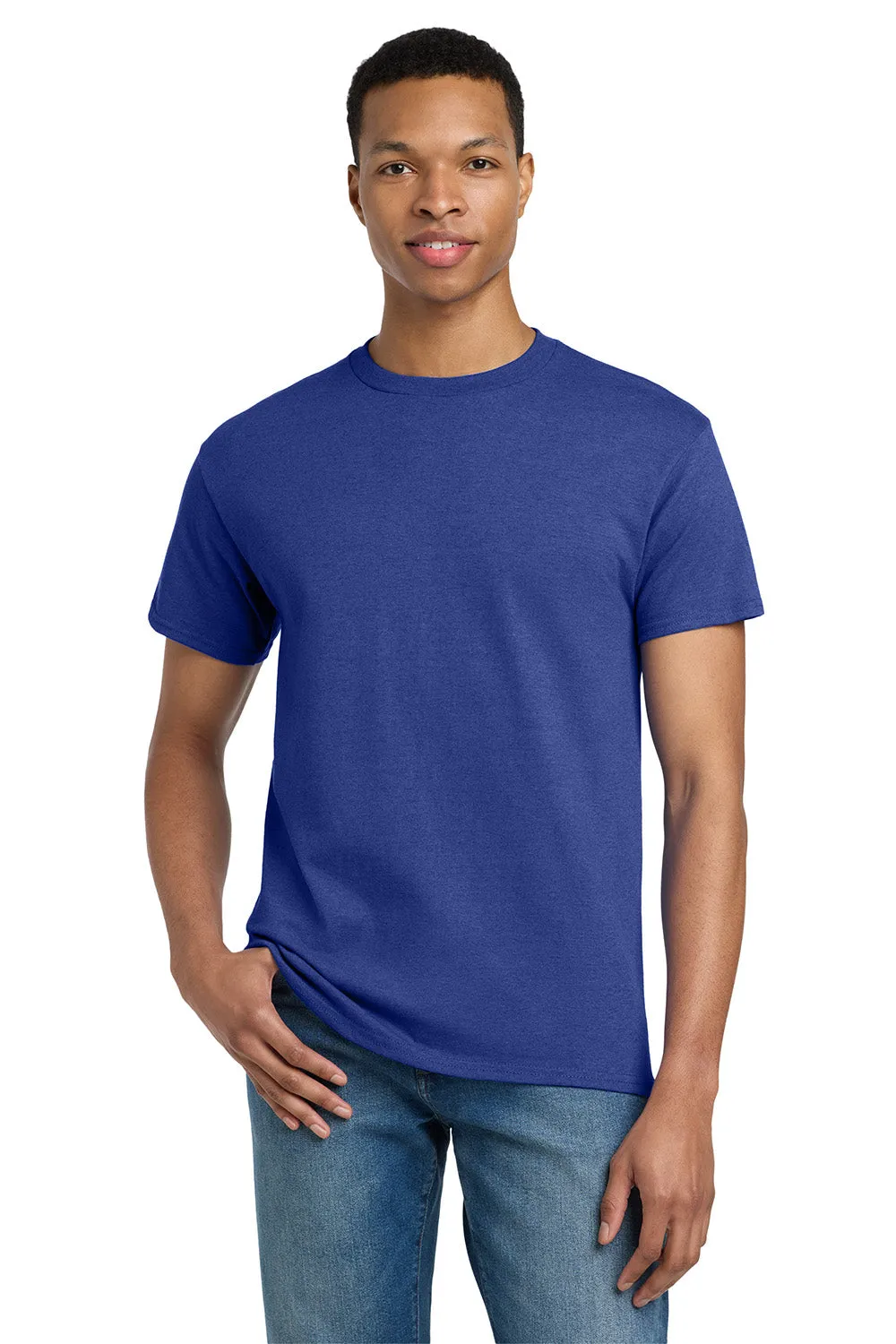 Gildan Mens Ultra Short Sleeve Crewneck T-Shirt - Antique Royal Blue