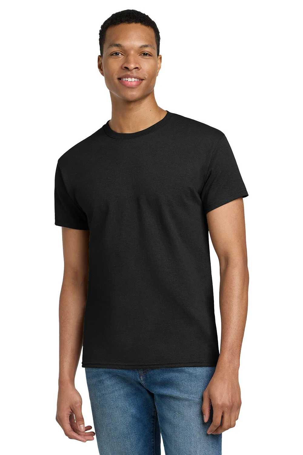 Gildan Mens Ultra Short Sleeve Crewneck T-Shirt - Black