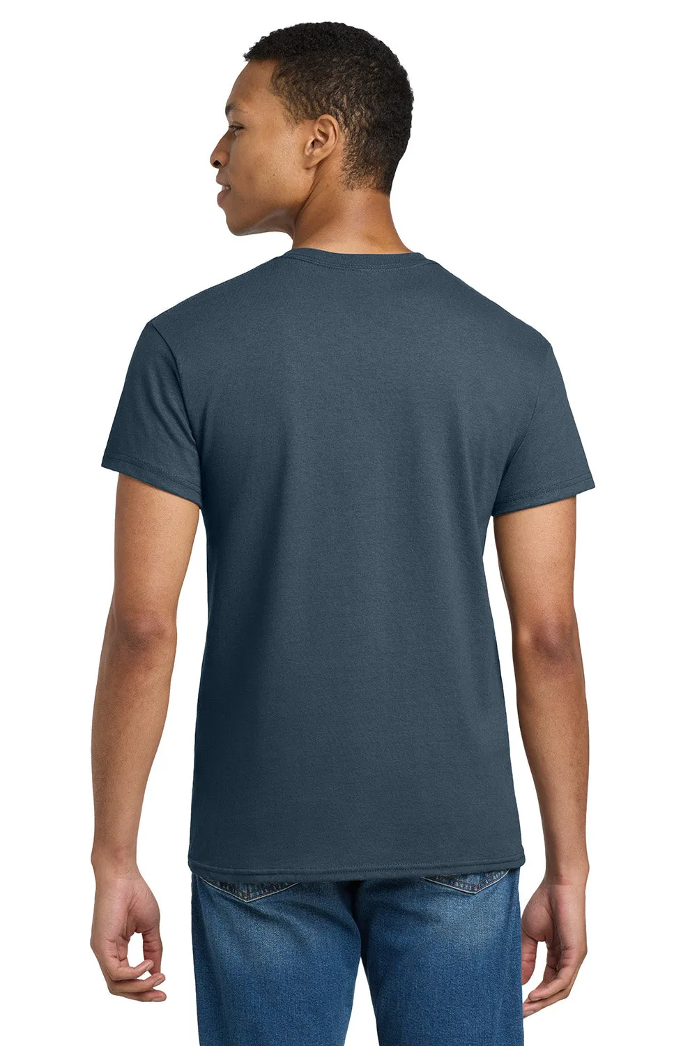 Gildan Mens Ultra Short Sleeve Crewneck T-Shirt - Blue Dusk