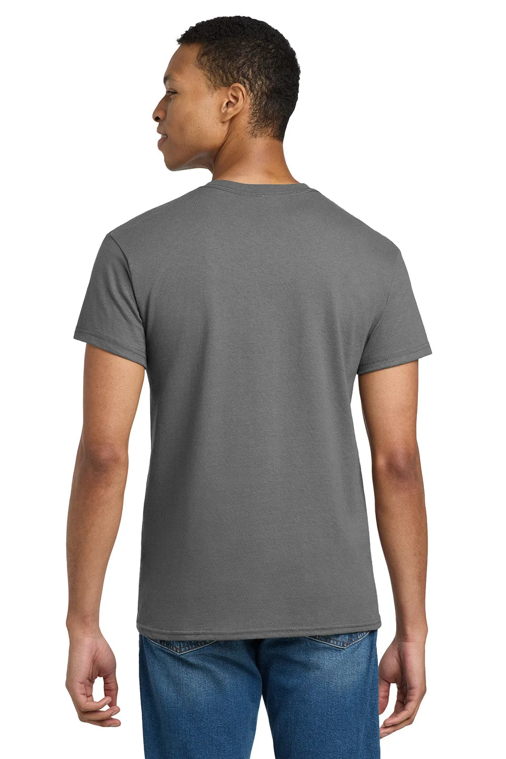 Gildan Mens Ultra Short Sleeve Crewneck T-Shirt - Charcoal Grey
