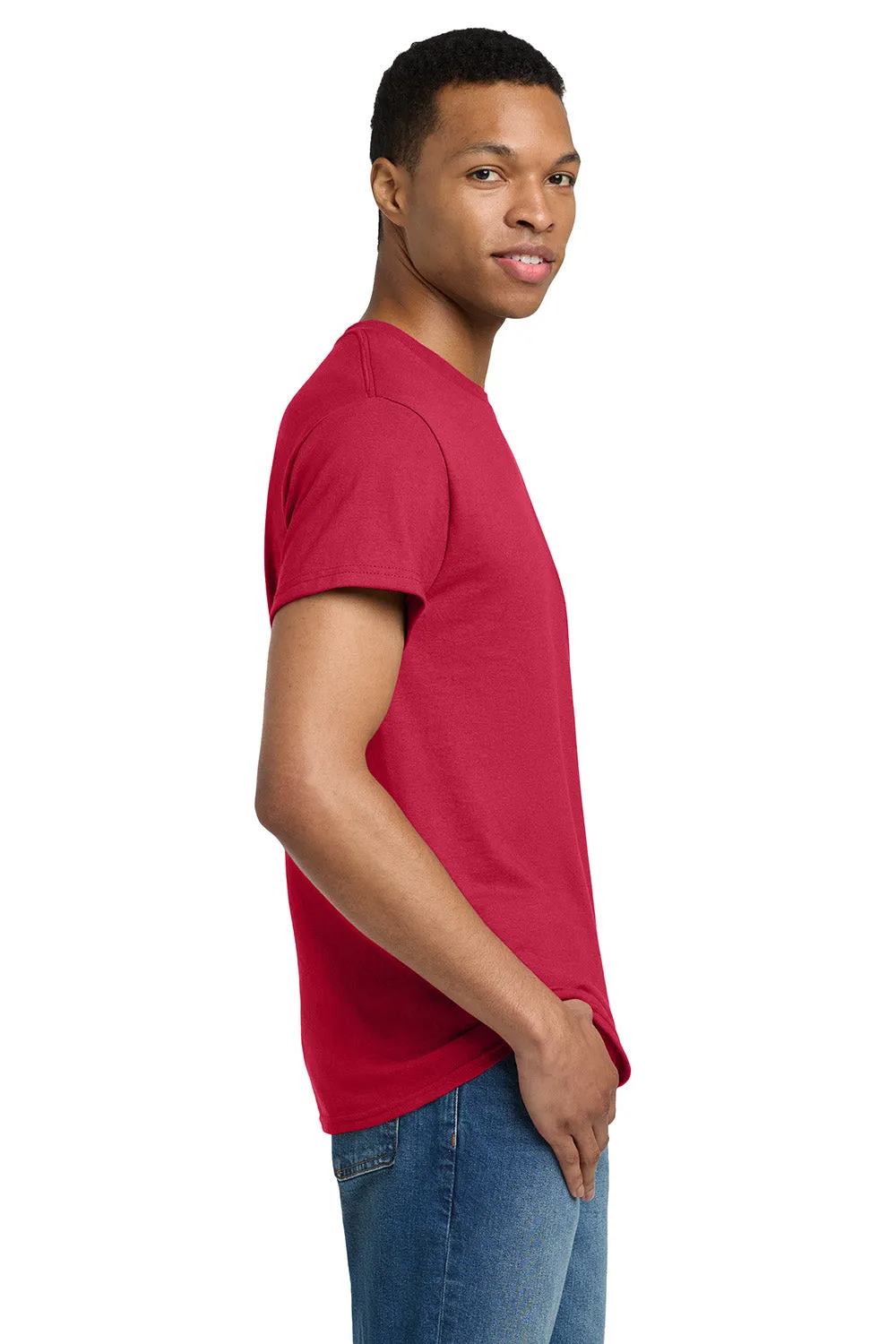 Gildan Mens Ultra Short Sleeve Crewneck T-Shirt - Cherry Red