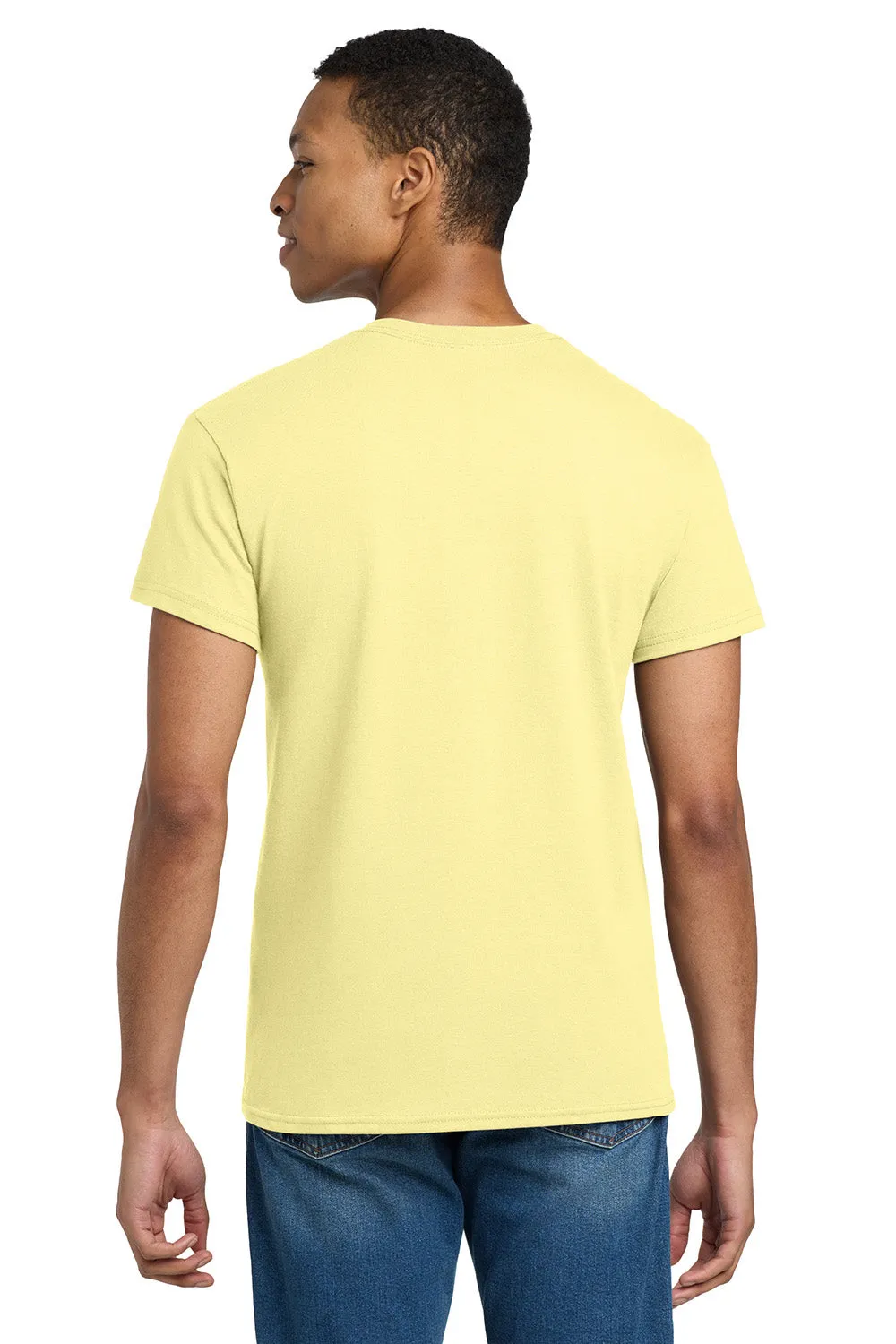 Gildan Mens Ultra Short Sleeve Crewneck T-Shirt - Cornsilk Yellow