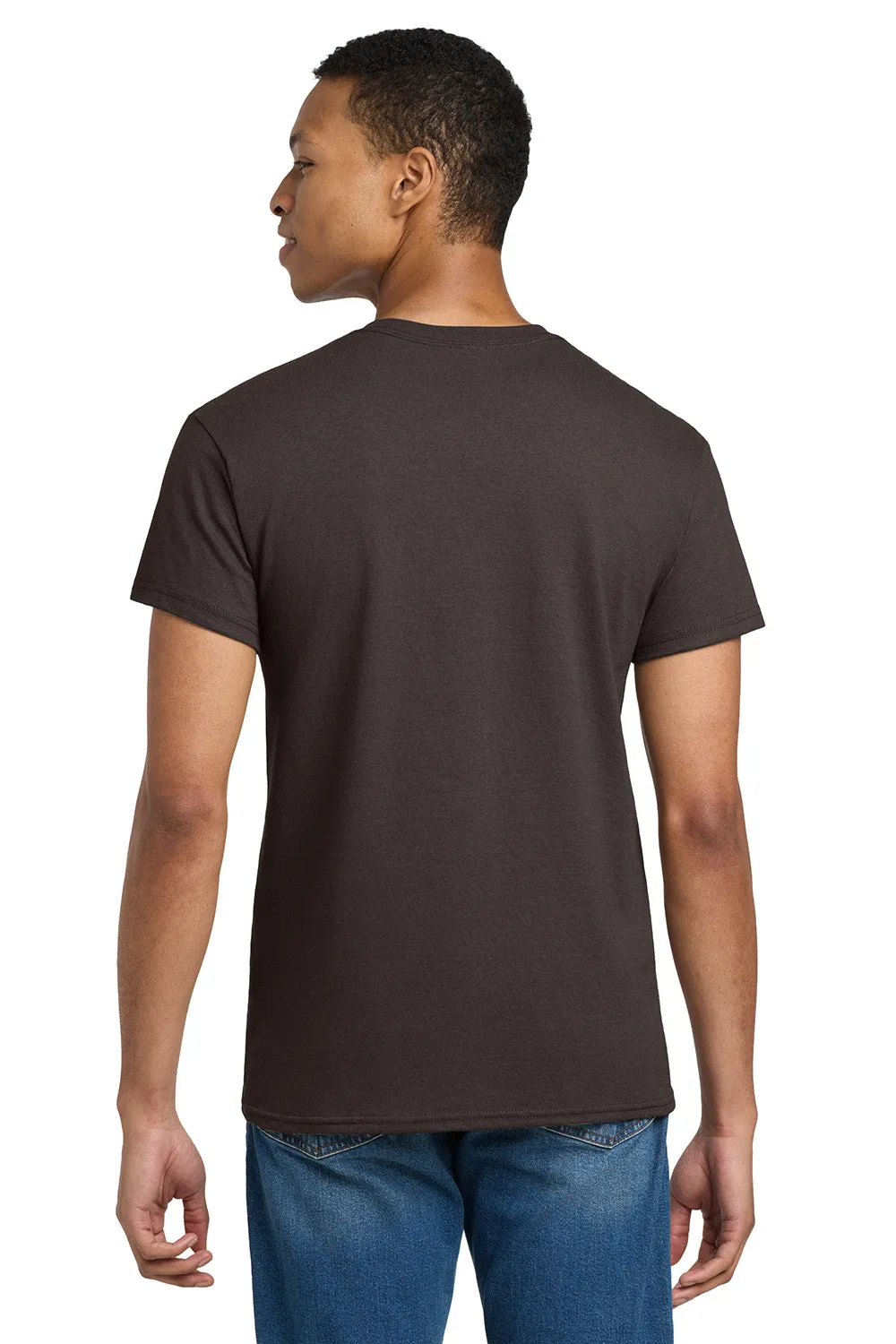Gildan Mens Ultra Short Sleeve Crewneck T-Shirt - Dark Chocolate Brown
