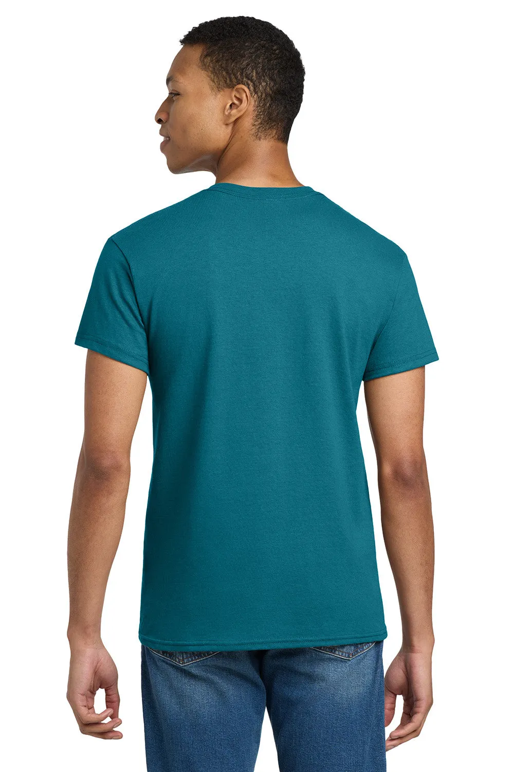 Gildan Mens Ultra Short Sleeve Crewneck T-Shirt - Galapagos Blue