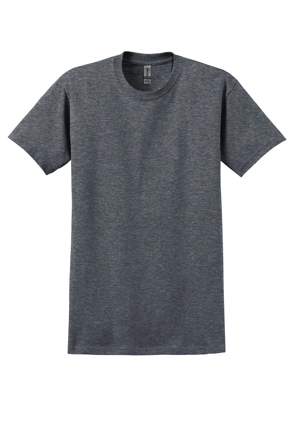 Gildan Mens Ultra Short Sleeve Crewneck T-Shirt - Heather Dark Grey
