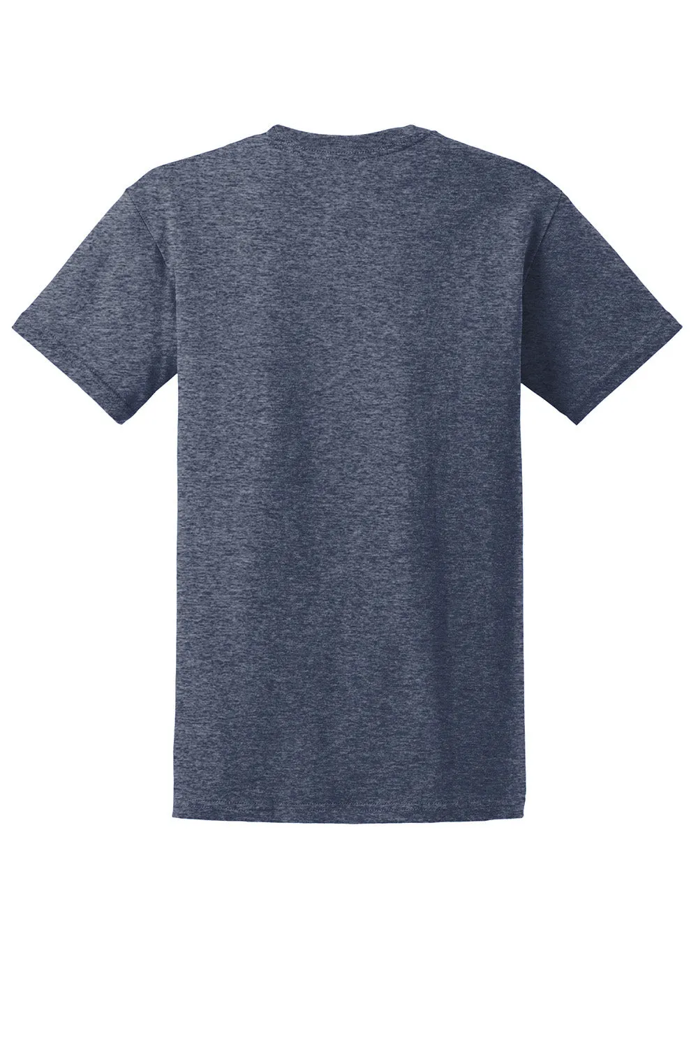 Gildan Mens Ultra Short Sleeve Crewneck T-Shirt - Heather Navy Blue