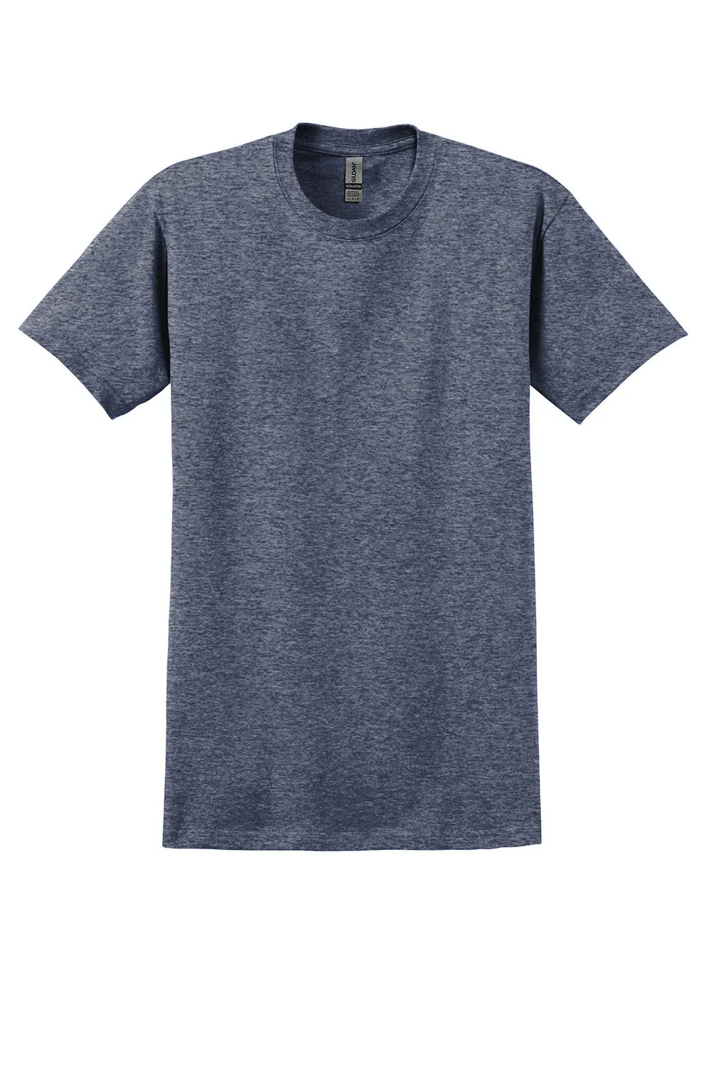 Gildan Mens Ultra Short Sleeve Crewneck T-Shirt - Heather Navy Blue