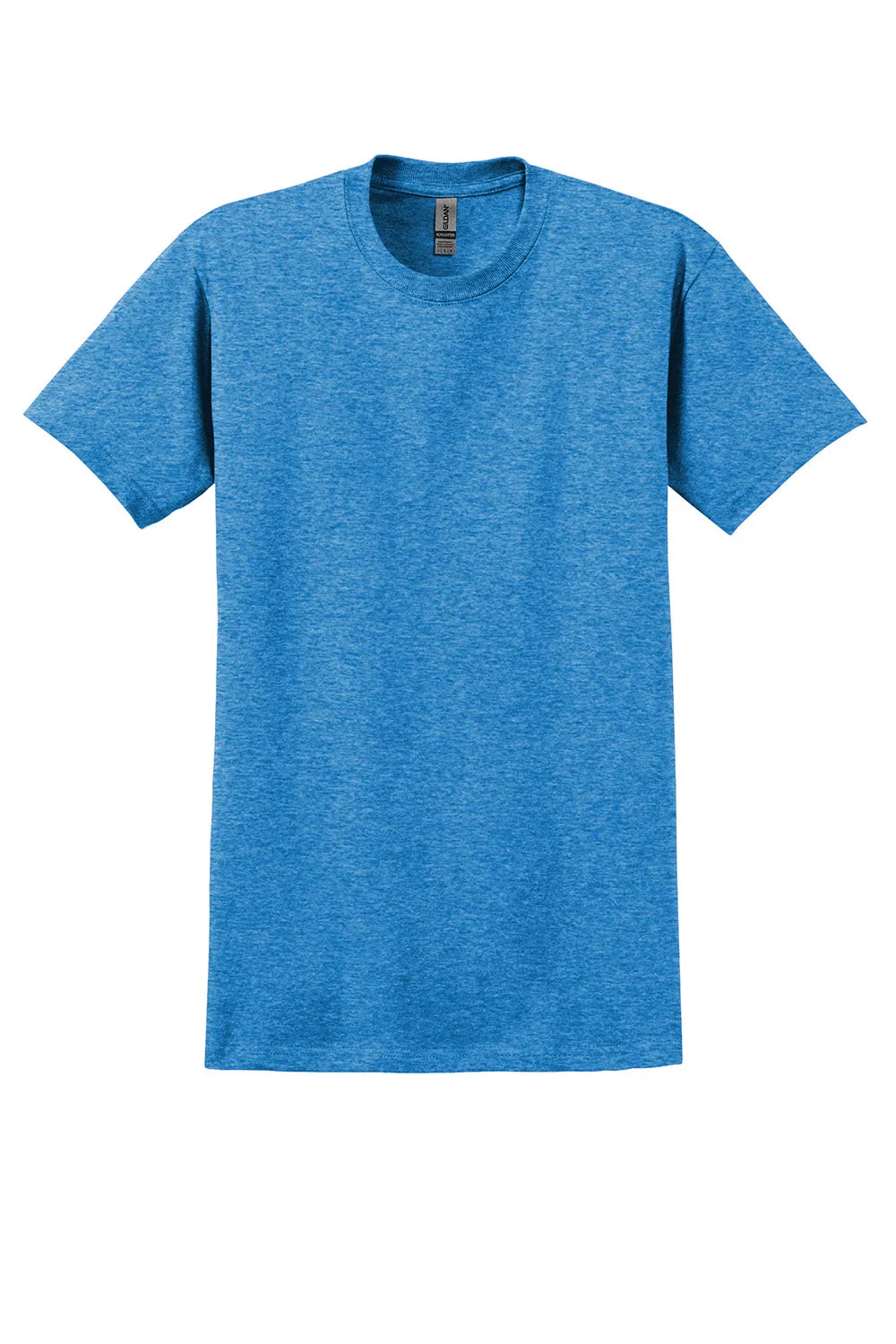 Gildan Mens Ultra Short Sleeve Crewneck T-Shirt - Heather Sapphire Blue
