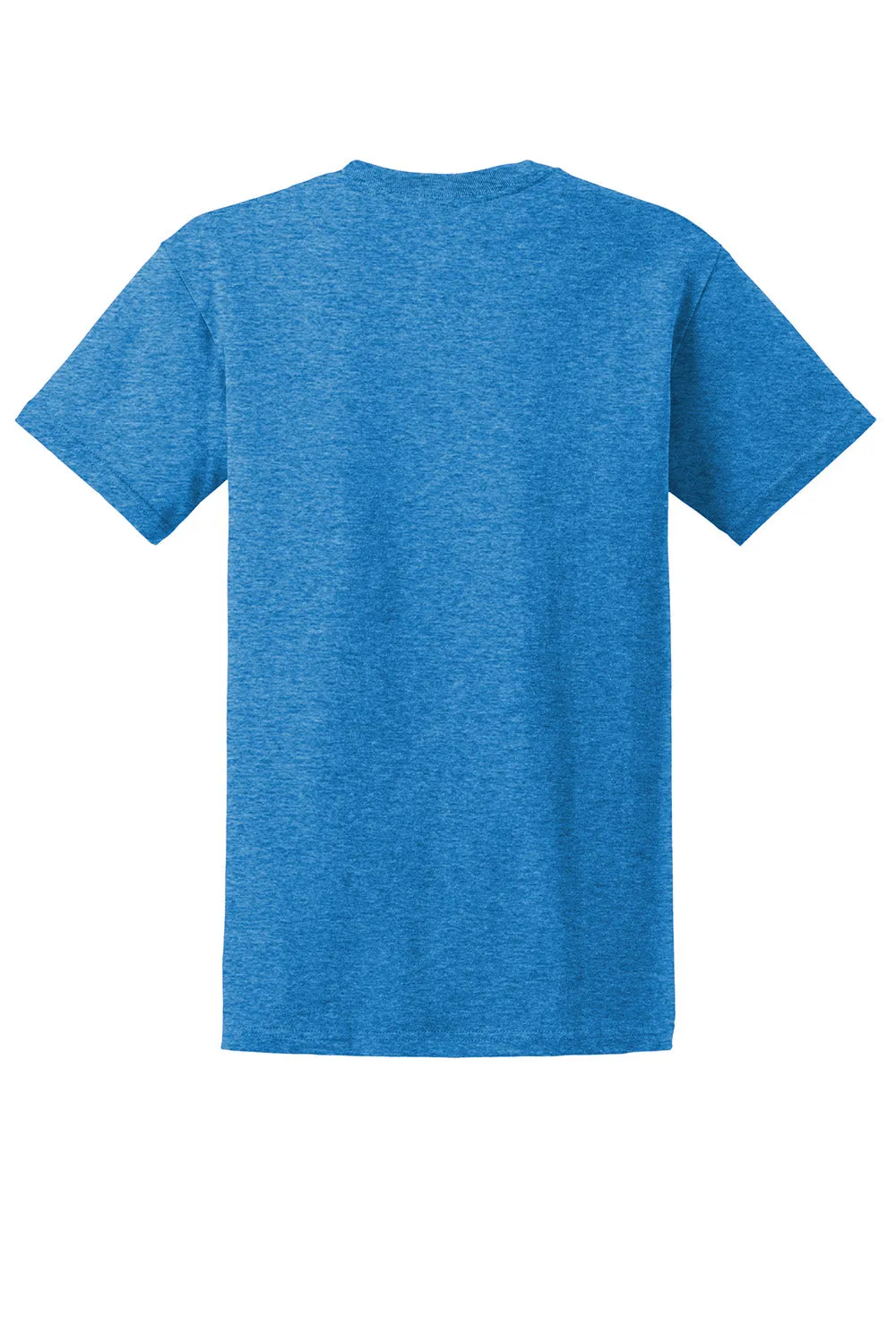 Gildan Mens Ultra Short Sleeve Crewneck T-Shirt - Heather Sapphire Blue