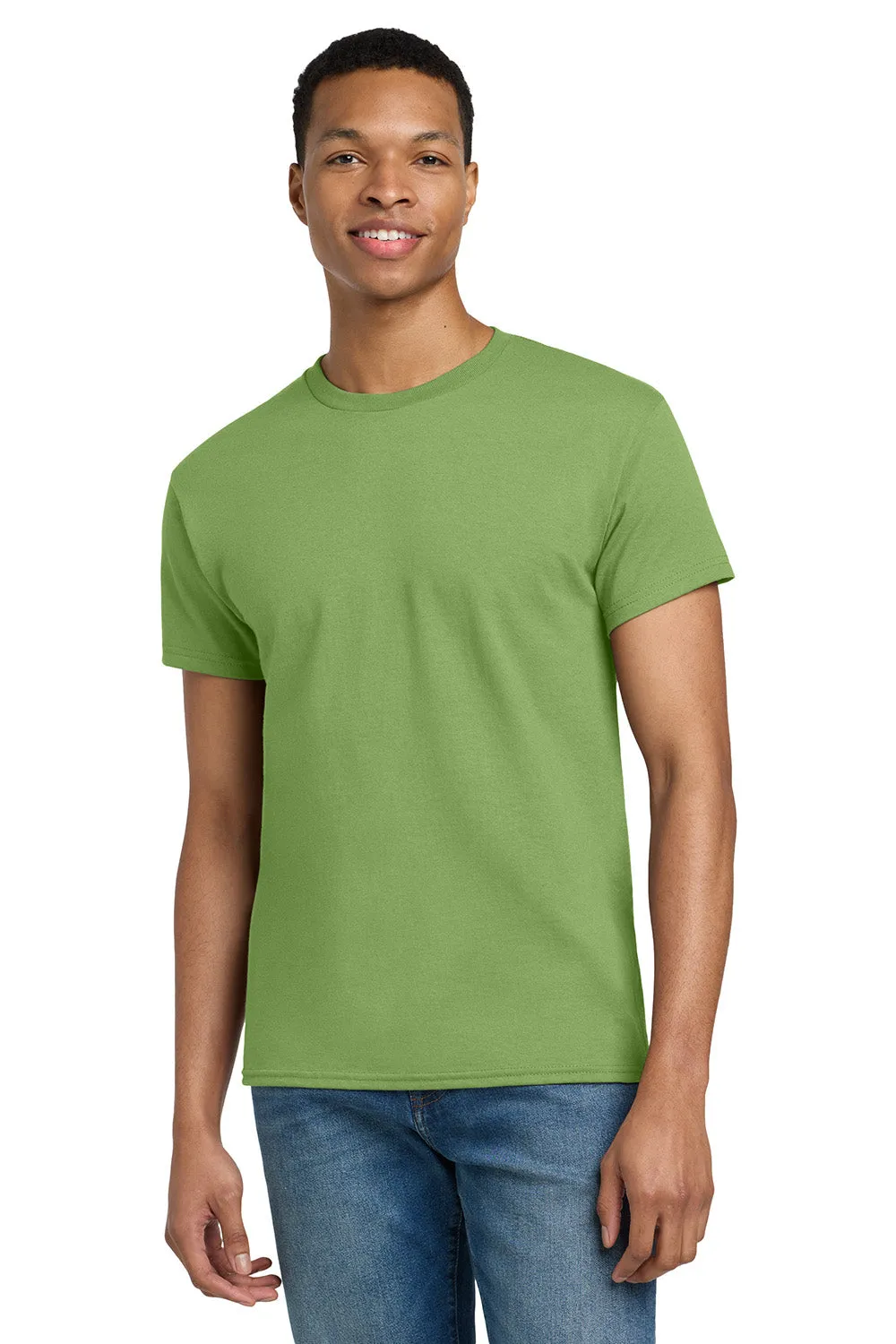 Gildan Mens Ultra Short Sleeve Crewneck T-Shirt - Kiwi Green