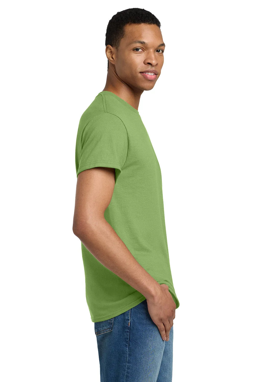 Gildan Mens Ultra Short Sleeve Crewneck T-Shirt - Kiwi Green