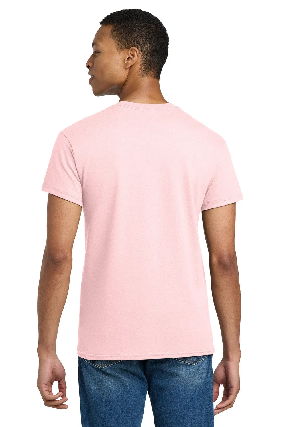 Gildan Mens Ultra Short Sleeve Crewneck T-Shirt - Light Pink