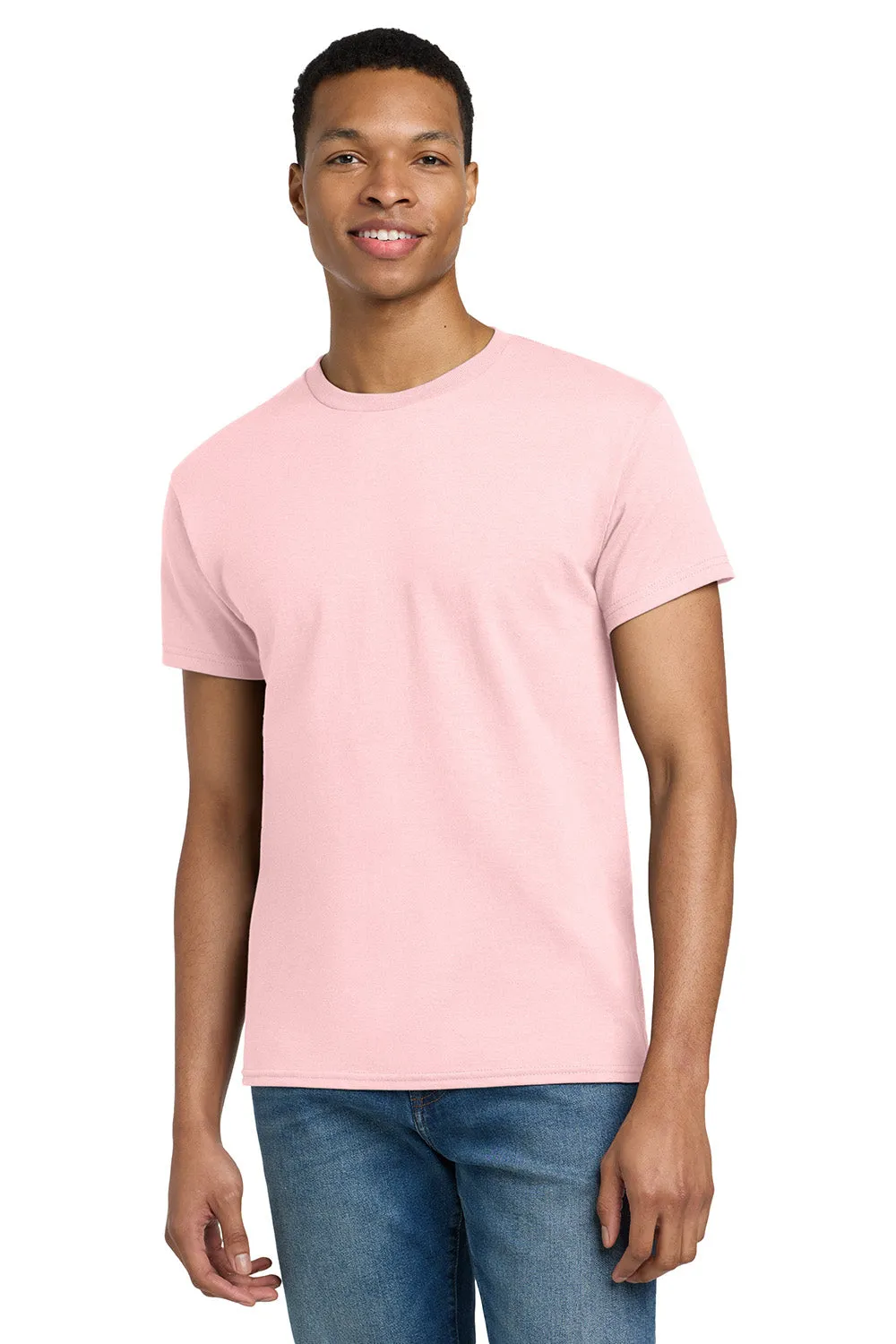 Gildan Mens Ultra Short Sleeve Crewneck T-Shirt - Light Pink