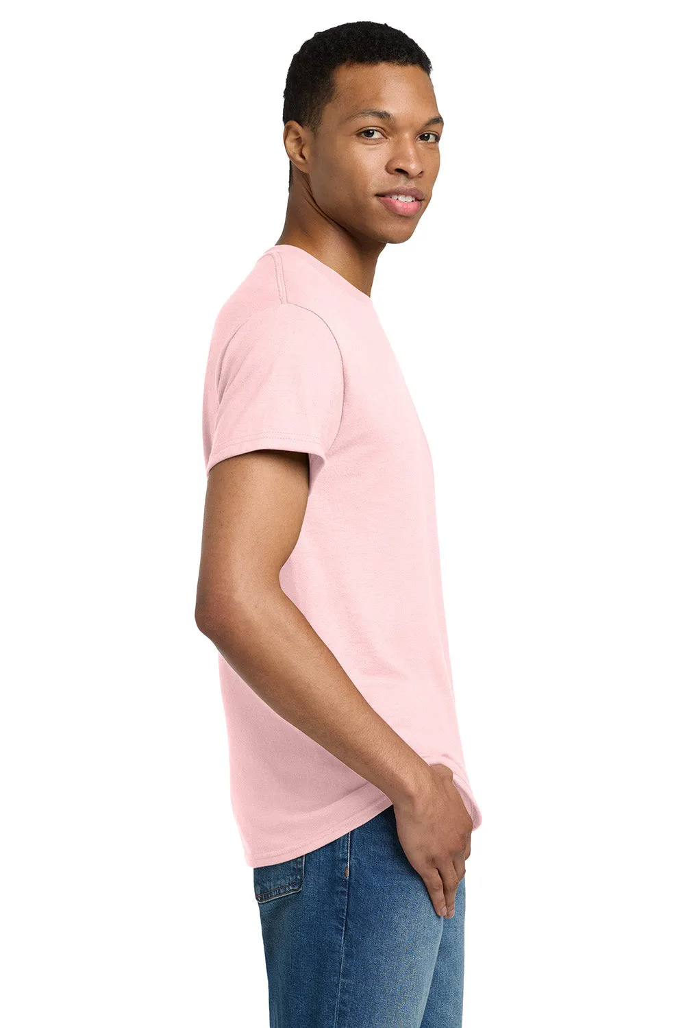 Gildan Mens Ultra Short Sleeve Crewneck T-Shirt - Light Pink