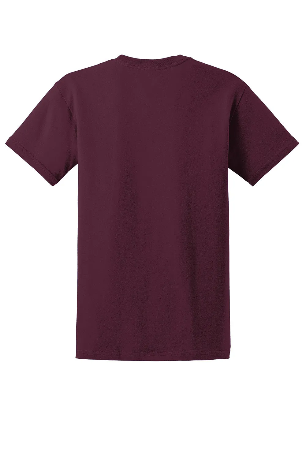 Gildan Mens Ultra Short Sleeve Crewneck T-Shirt - Maroon