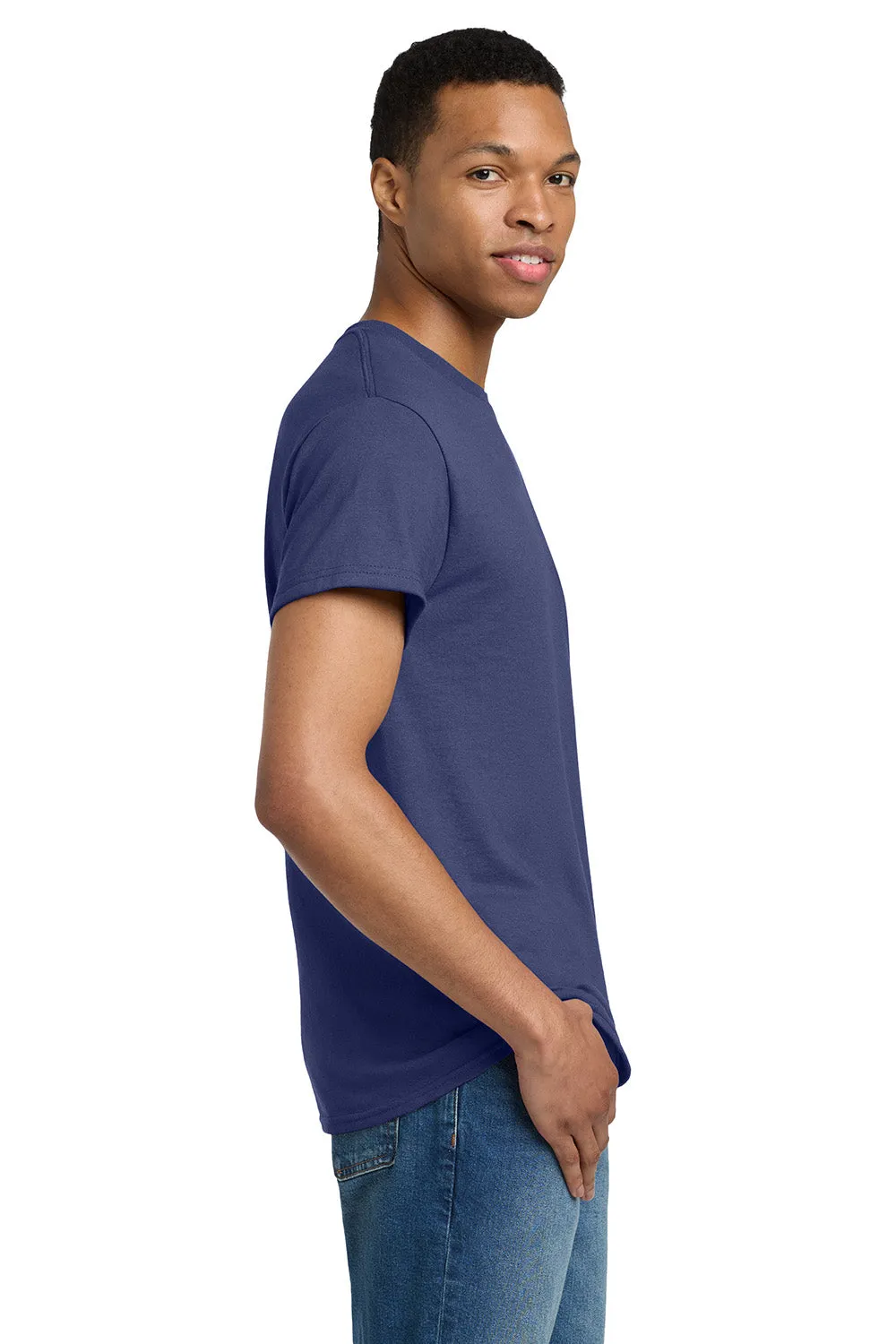 Gildan Mens Ultra Short Sleeve Crewneck T-Shirt - Metro Blue
