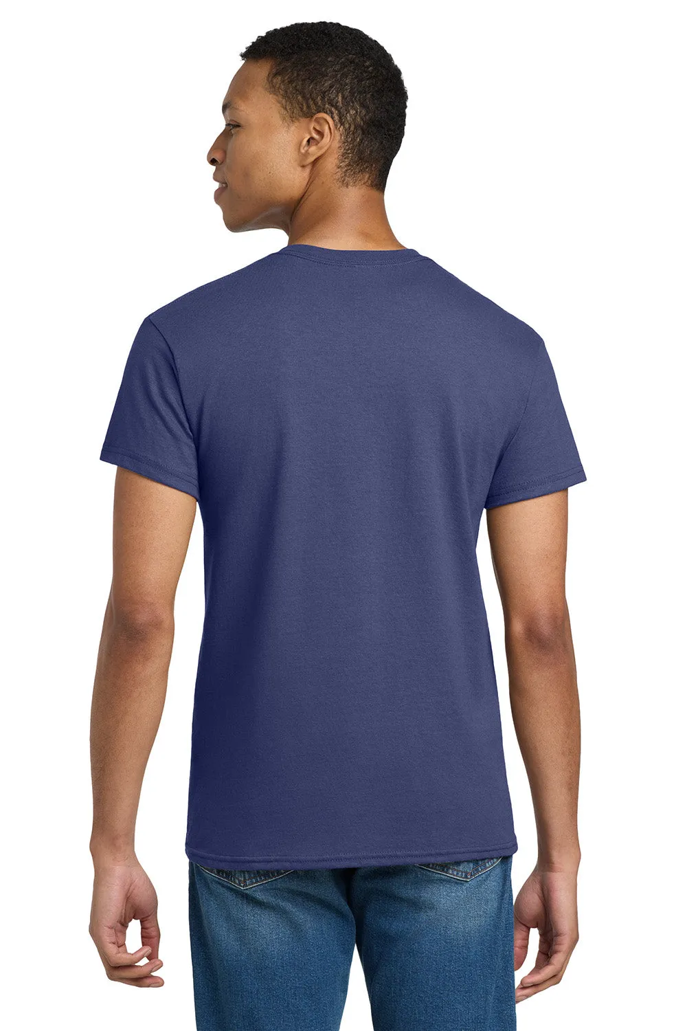 Gildan Mens Ultra Short Sleeve Crewneck T-Shirt - Metro Blue