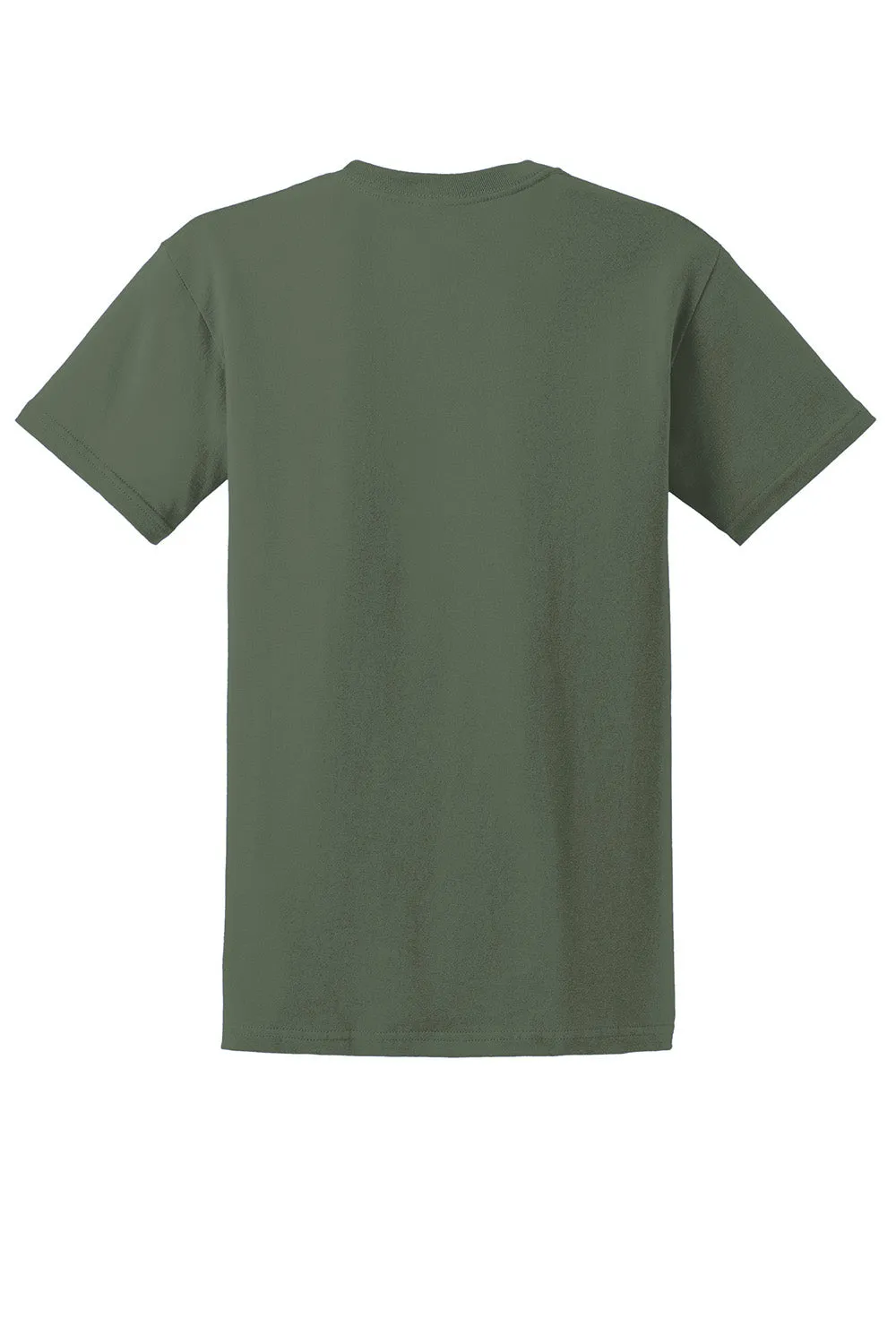 Gildan Mens Ultra Short Sleeve Crewneck T-Shirt - Military Green