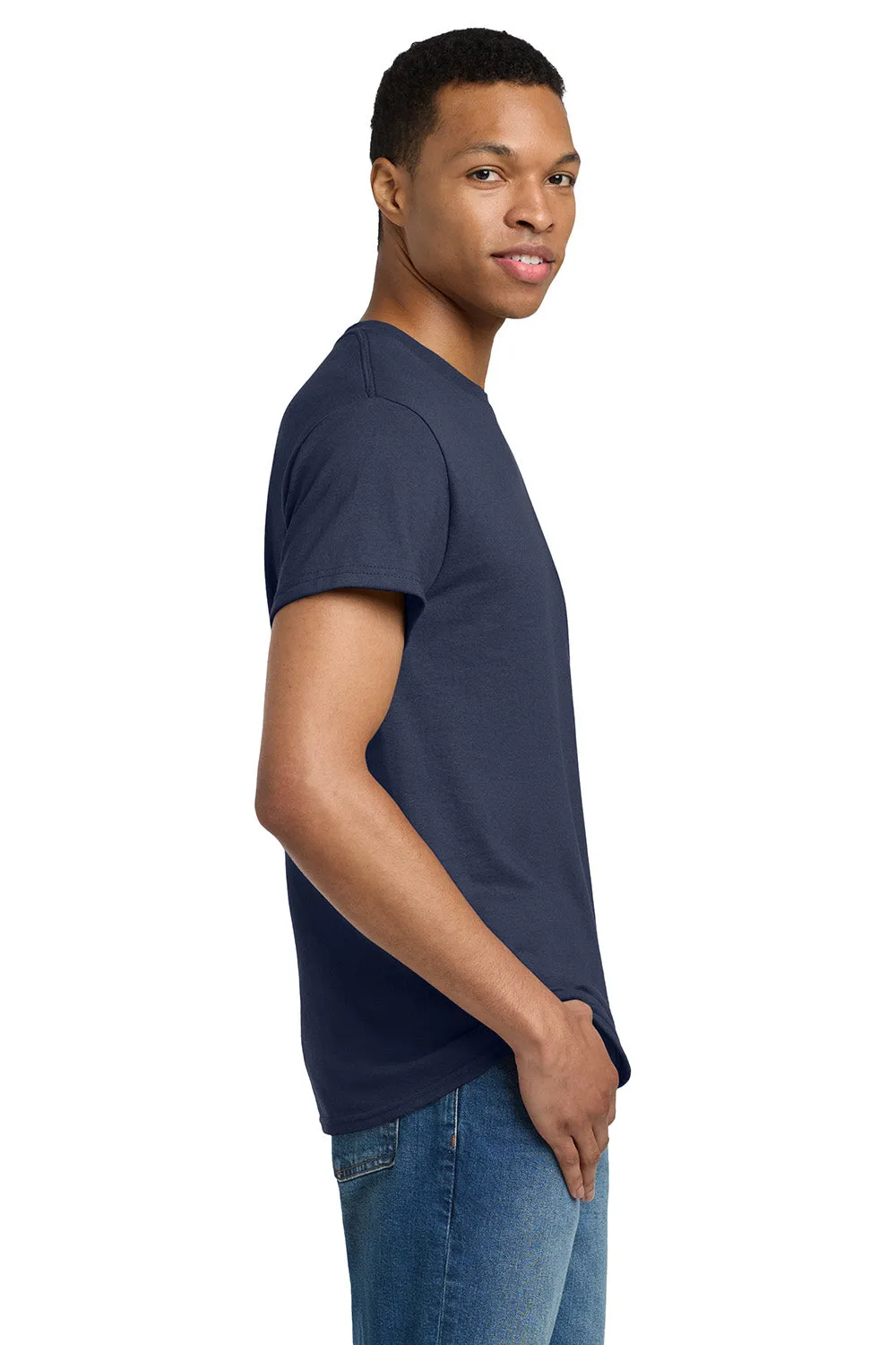 Gildan Mens Ultra Short Sleeve Crewneck T-Shirt - Navy Blue