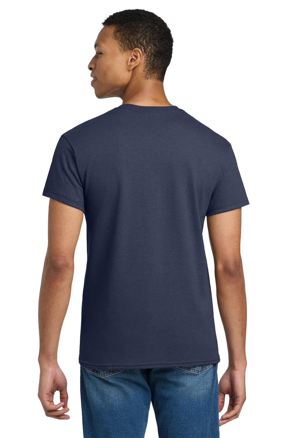 Gildan Mens Ultra Short Sleeve Crewneck T-Shirt - Navy Blue
