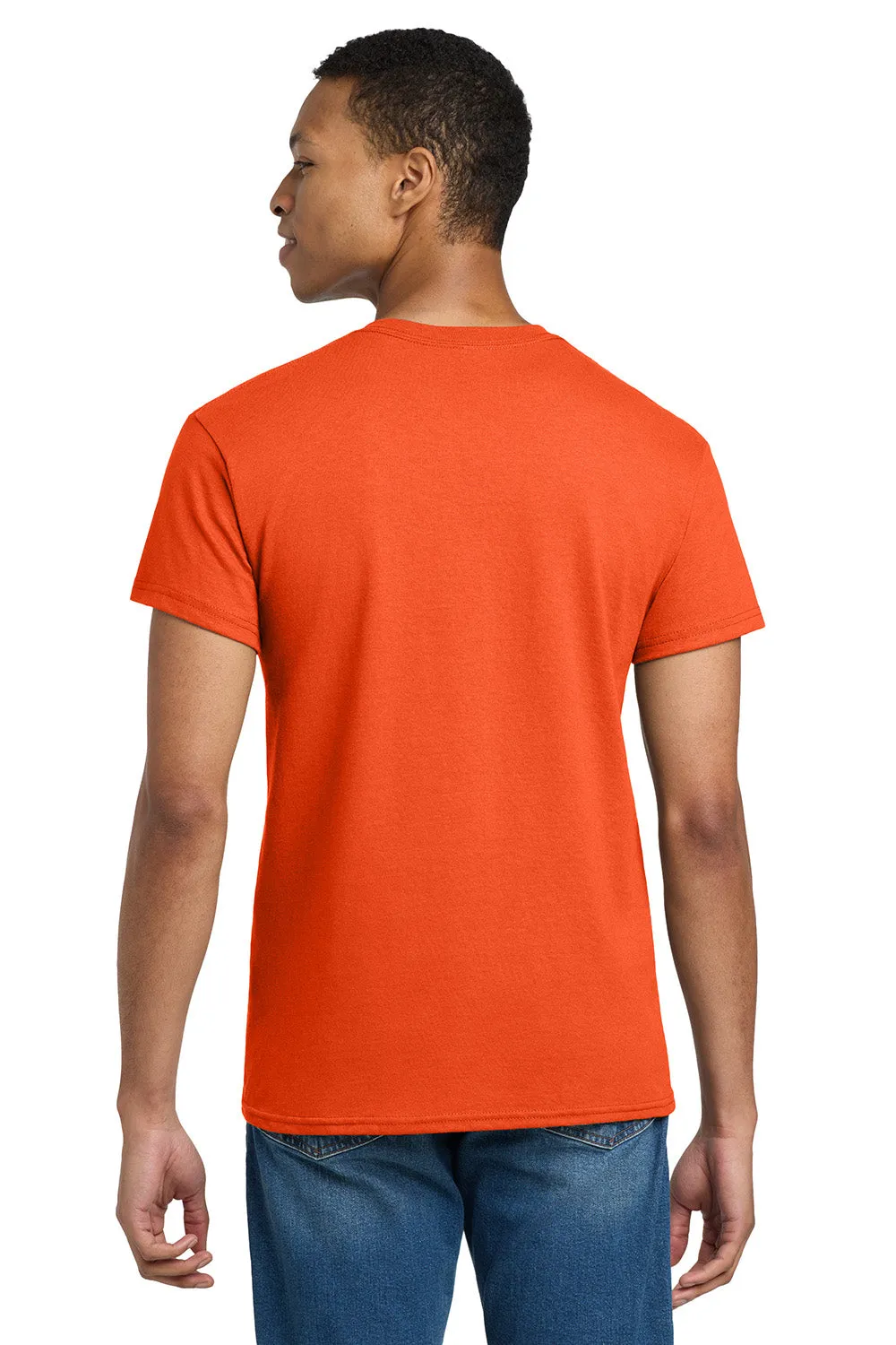 Gildan Mens Ultra Short Sleeve Crewneck T-Shirt - Orange