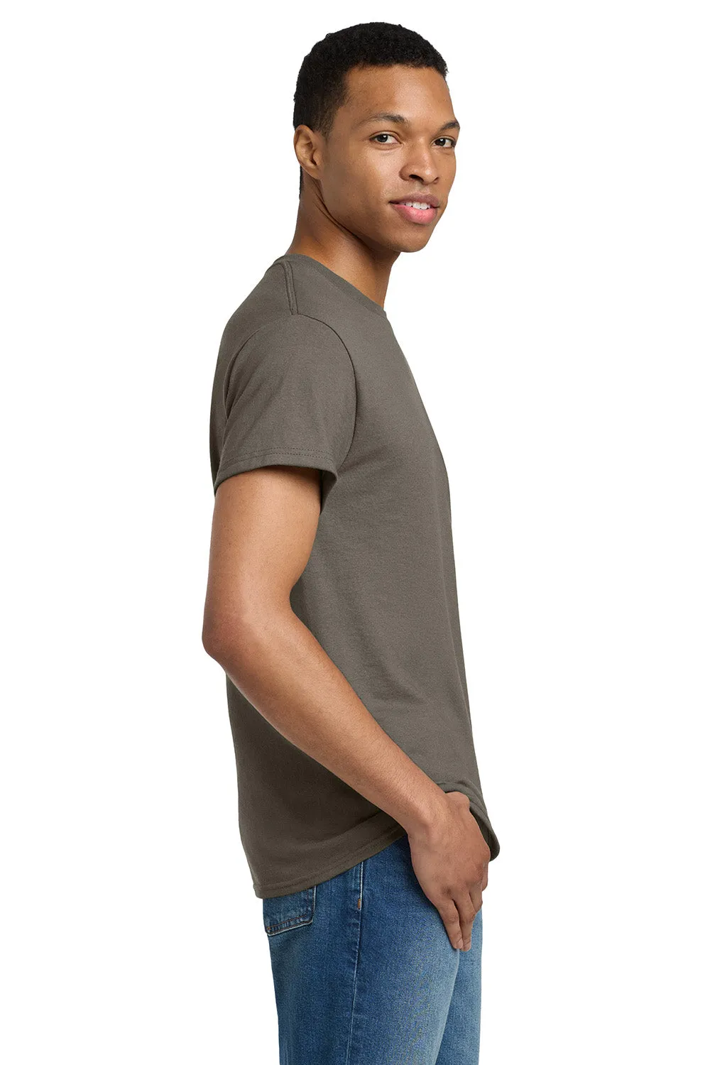 Gildan Mens Ultra Short Sleeve Crewneck T-Shirt - Prairie Dust