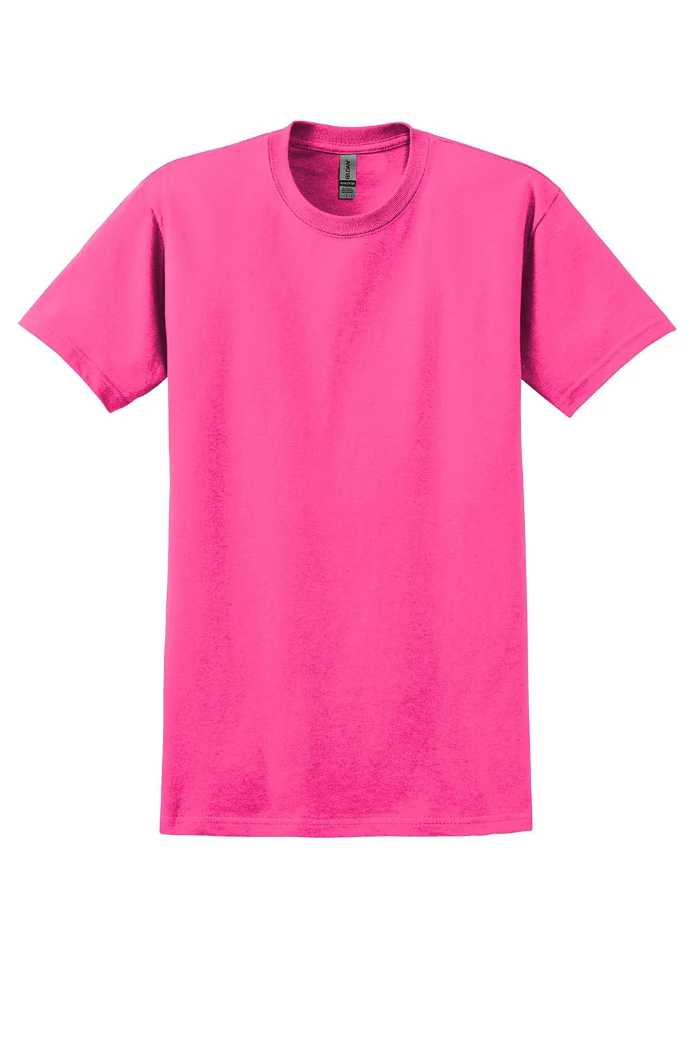 Gildan Mens Ultra Short Sleeve Crewneck T-Shirt - Safety Pink