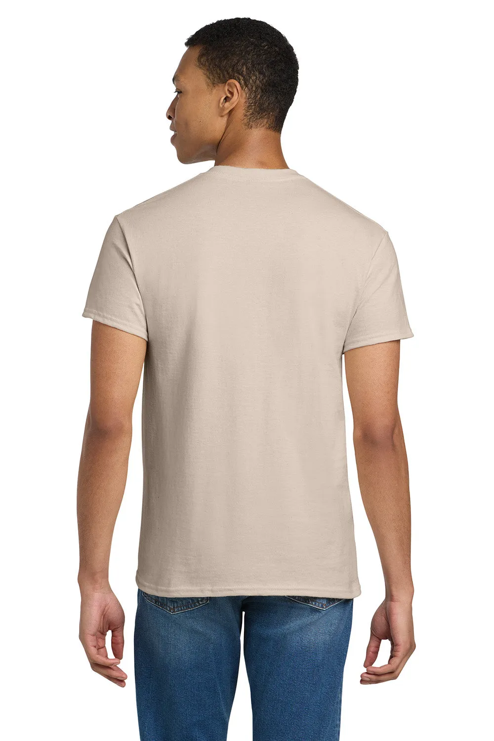 Gildan Mens Ultra Short Sleeve Crewneck T-Shirt - Sand