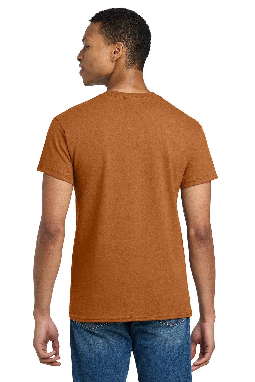 Gildan Mens Ultra Short Sleeve Crewneck T-Shirt - Texas Orange