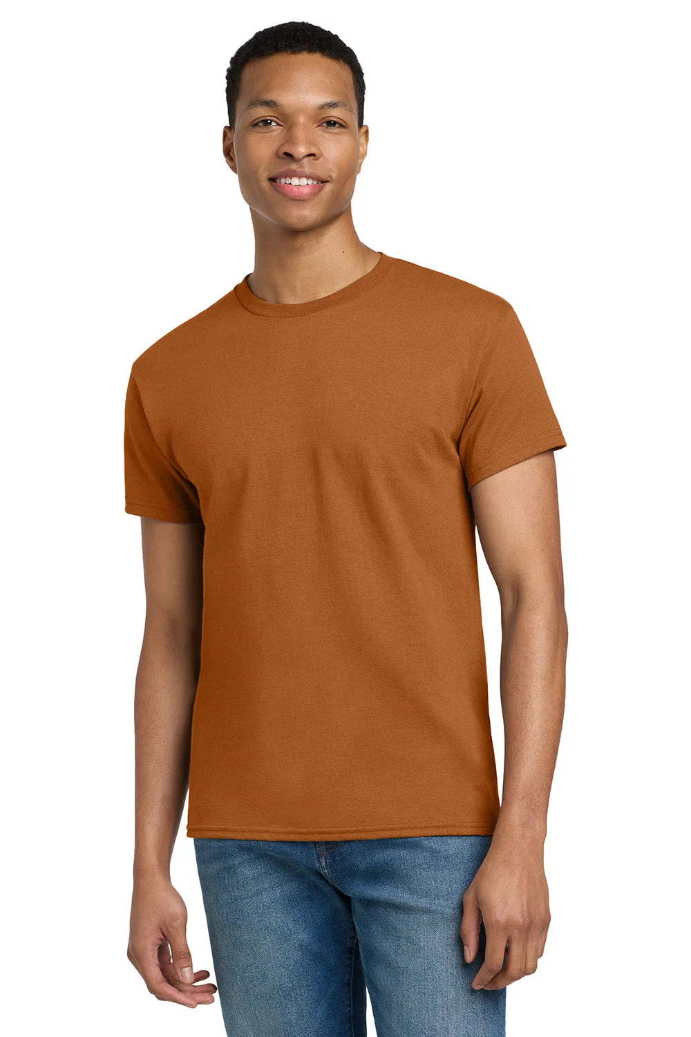 Gildan Mens Ultra Short Sleeve Crewneck T-Shirt - Texas Orange