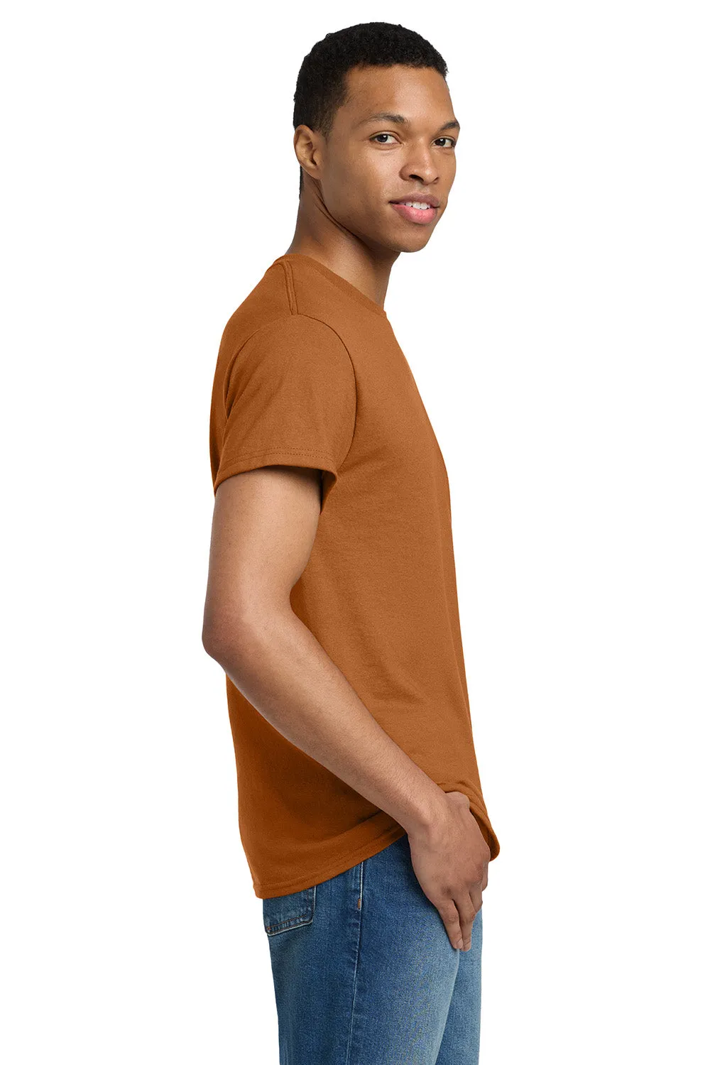 Gildan Mens Ultra Short Sleeve Crewneck T-Shirt - Texas Orange