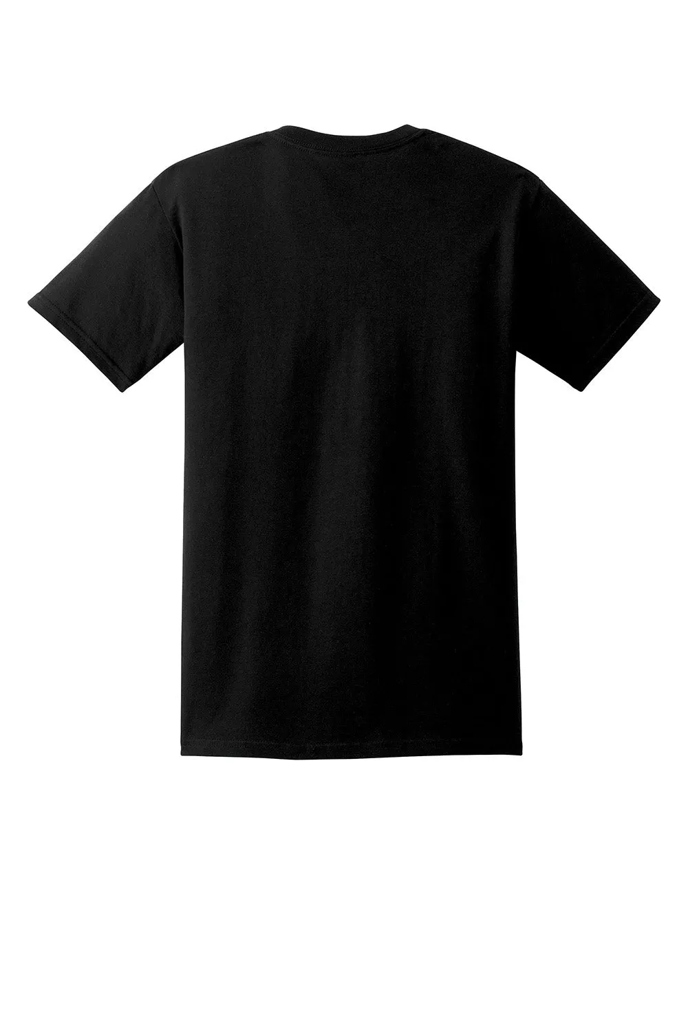 Gildan Mens Ultra Short Sleeve Crewneck T-Shirt w/ Pocket - Black