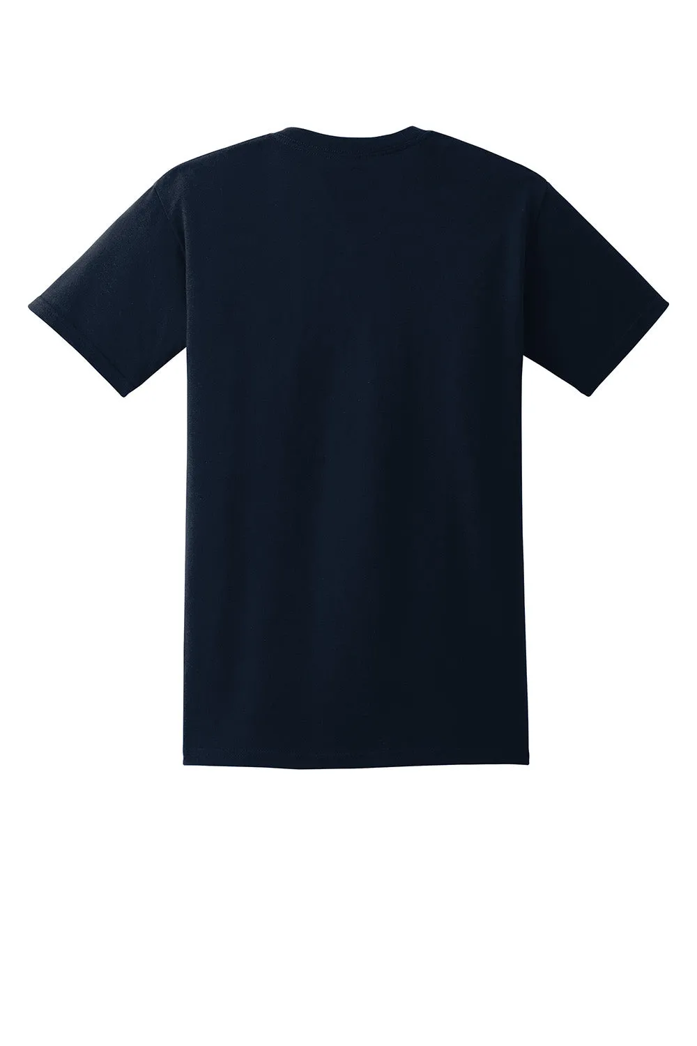 Gildan Mens Ultra Short Sleeve Crewneck T-Shirt w/ Pocket - Navy Blue