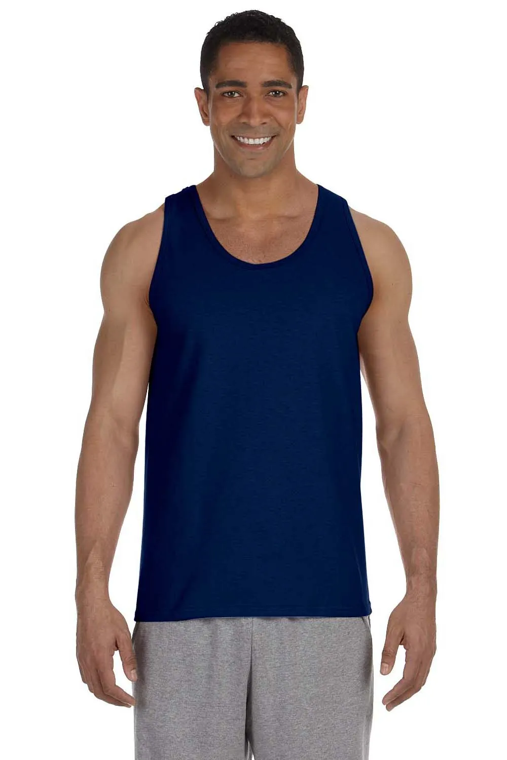 Gildan Mens Ultra Tank Top - Navy Blue