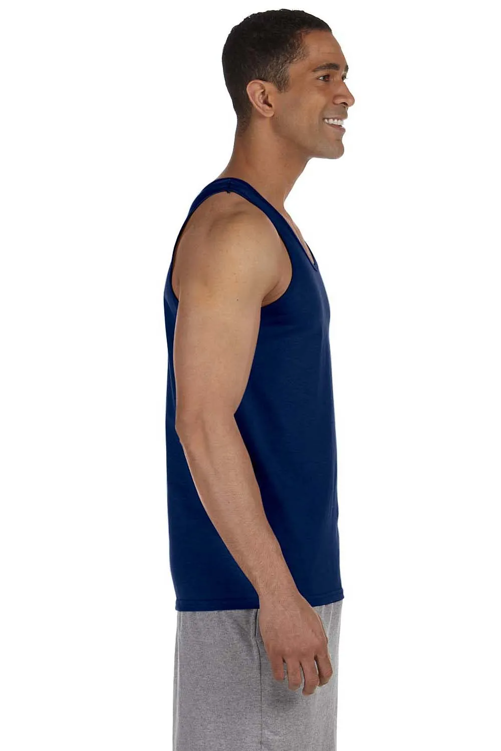 Gildan Mens Ultra Tank Top - Navy Blue