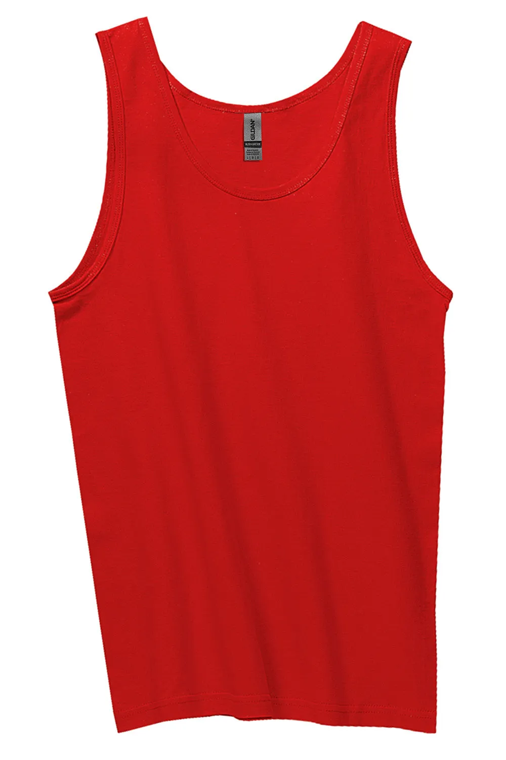 Gildan Mens Ultra Tank Top - Red
