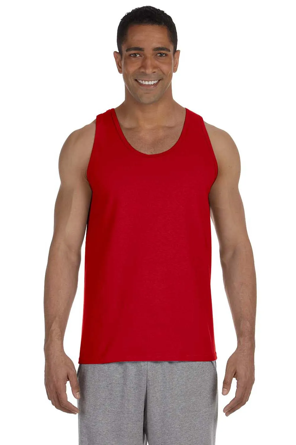 Gildan Mens Ultra Tank Top - Red
