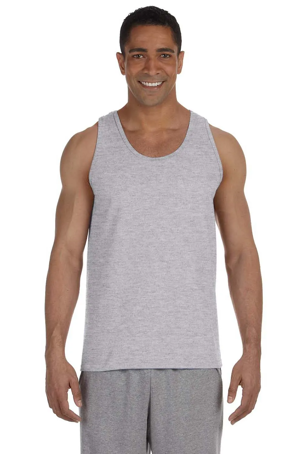 Gildan Mens Ultra Tank Top - Sport Grey