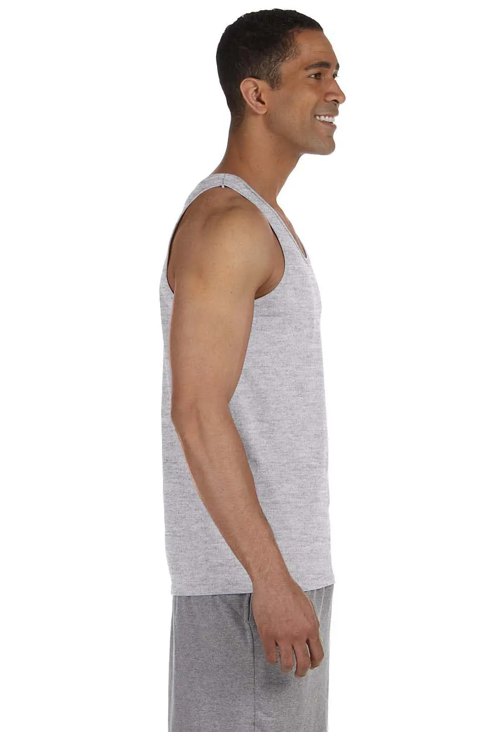 Gildan Mens Ultra Tank Top - Sport Grey