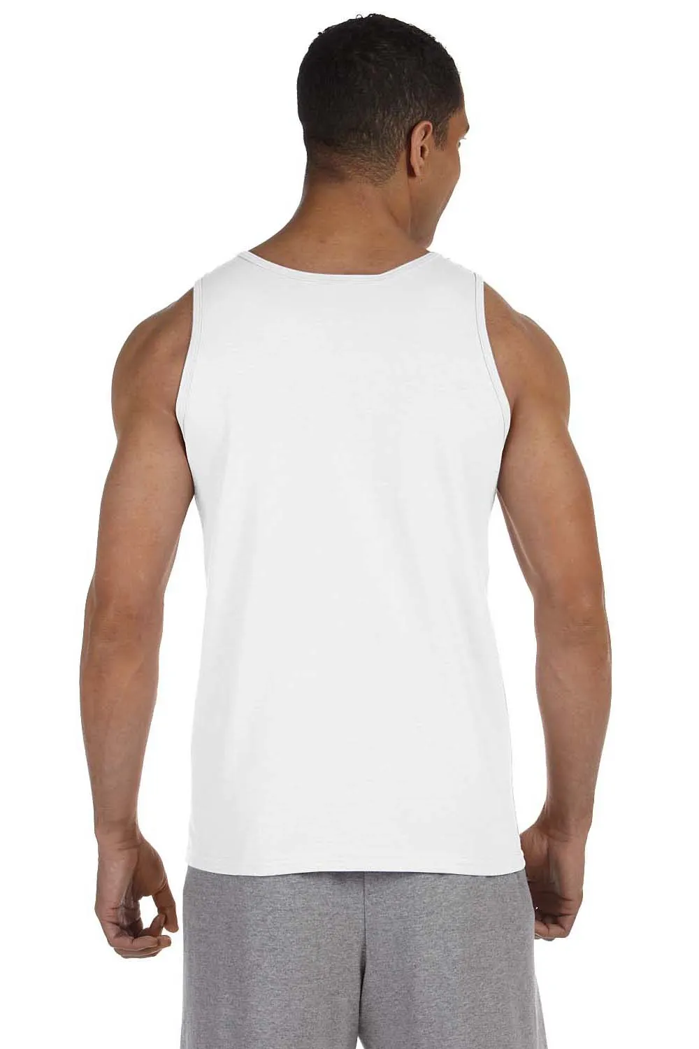 Gildan Mens Ultra Tank Top - White
