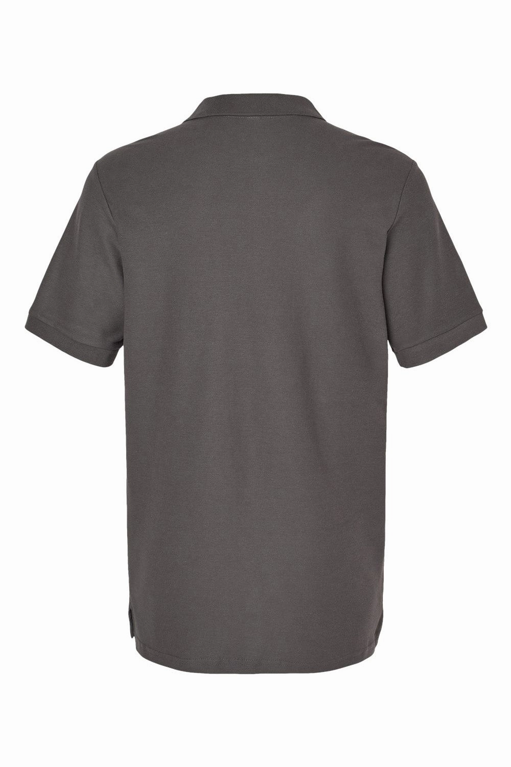 Gildan Mens Double Pique Short Sleeve Polo Shirt - Charcoal Grey