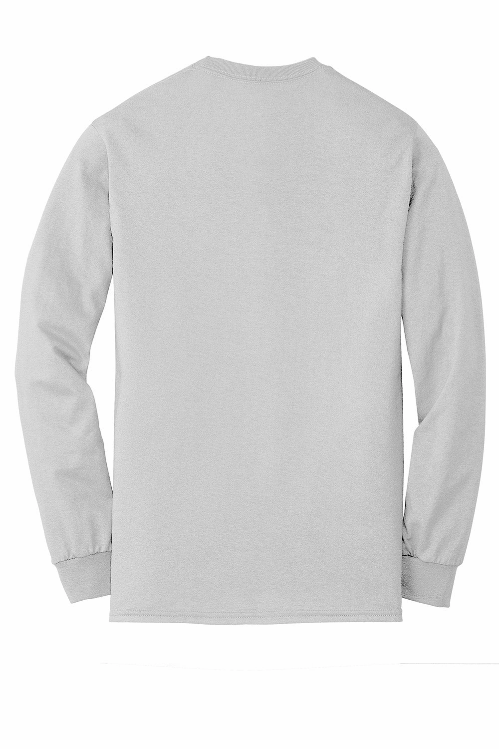 Gildan Mens DryBlend Moisture Wicking Long Sleeve Crewneck T-Shirt - Ash Grey