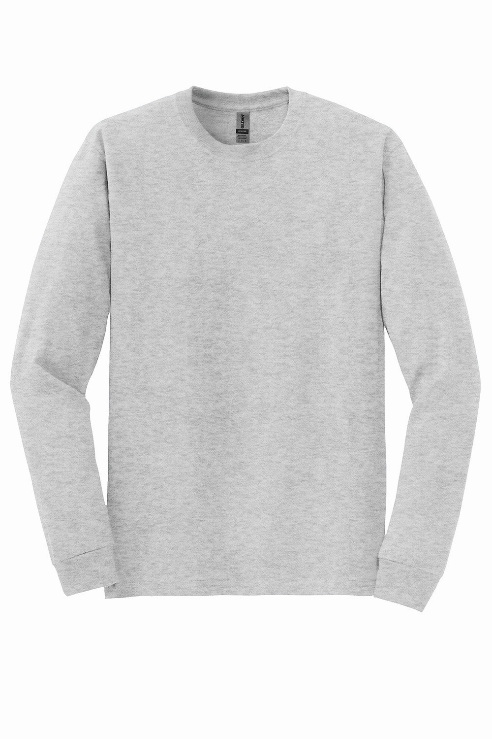 Gildan Mens DryBlend Moisture Wicking Long Sleeve Crewneck T-Shirt - Ash Grey