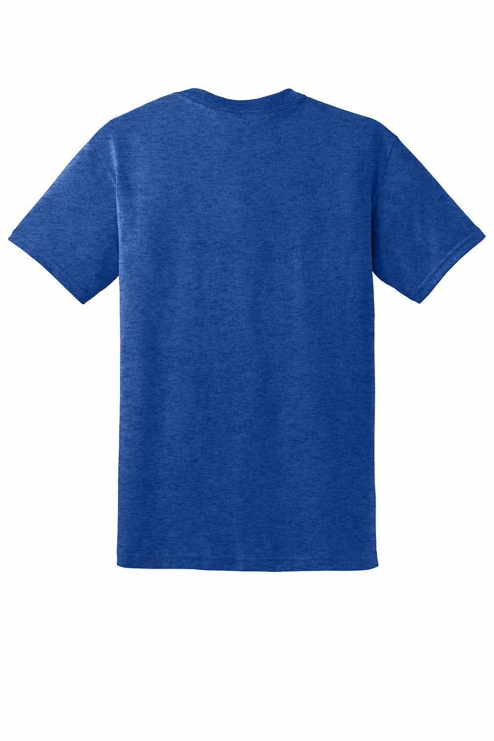 Gildan Mens DryBlend Moisture Wicking Short Sleeve Crewneck T-Shirt - Heather Royal Blue