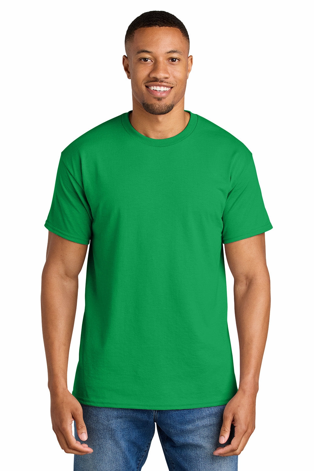 Gildan Mens DryBlend Moisture Wicking Short Sleeve Crewneck T-Shirt - Irish Green