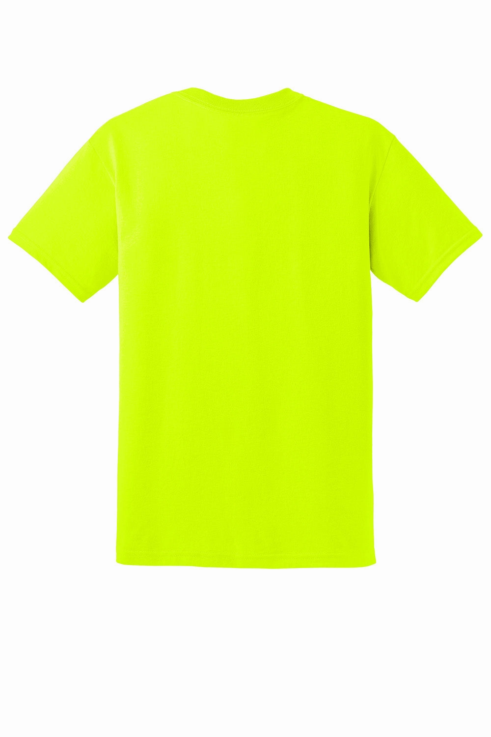 Gildan Mens DryBlend Moisture Wicking Short Sleeve Crewneck T-Shirt - Safety Green