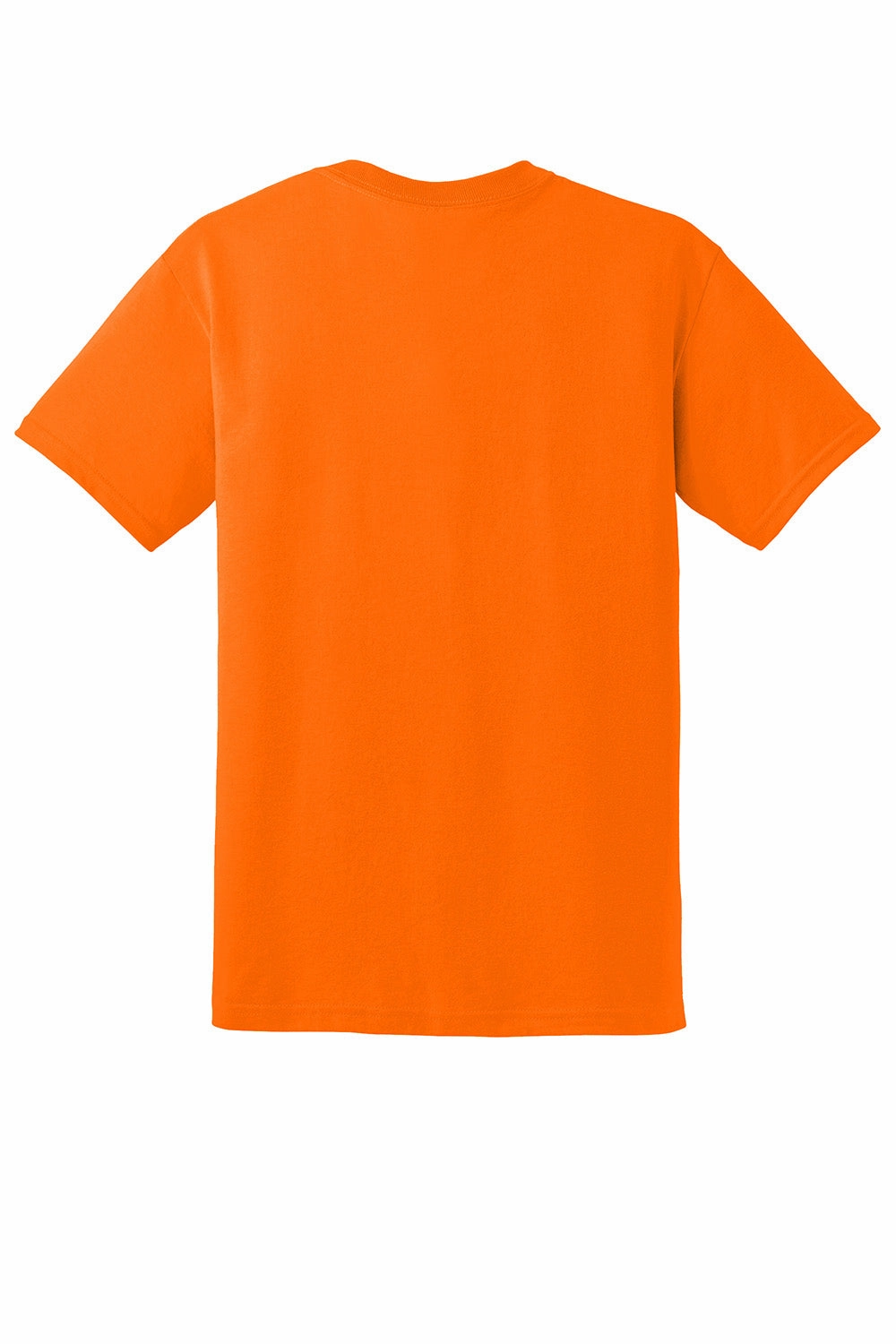 Gildan Mens DryBlend Moisture Wicking Short Sleeve Crewneck T-Shirt - Safety Orange